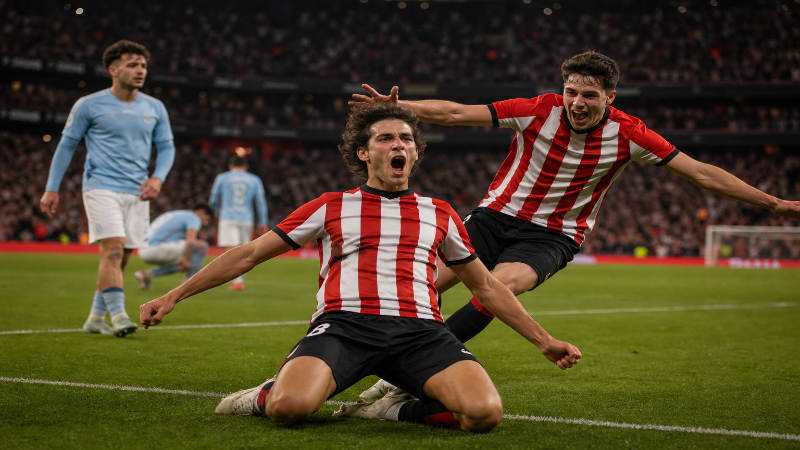 Late goals define Athletic Bilbao vs Celta at San Mamés