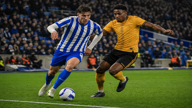 Brighton’s edge tested as Wolves chase rare Amex upset