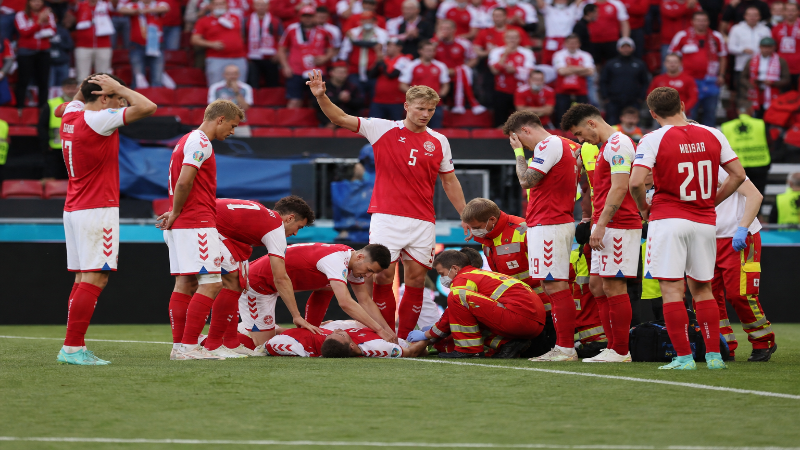 Eriksen collapses again as Denmark-Ukraine friendly halted